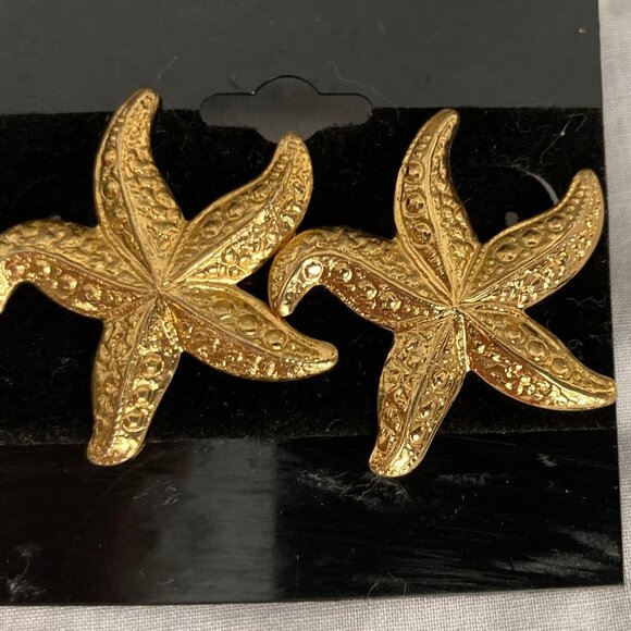 NWT Starfish Stud Earrings, Costume Jewelry - Picture 1 of 5